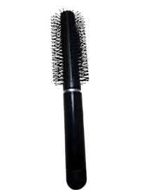 SPAZZOLA CAPELLI TONDA NERA