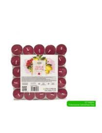 TEA-LIGHT 25pezzi CEDROePEPE ROSA