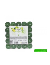 TEA-LIGHT 25pezzi SPARKLING LIME