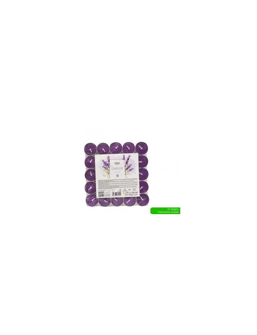 TEA-LIGHT 25pezzi LAVANDA