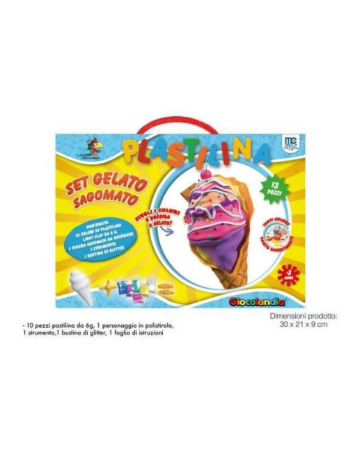 PLASTILINA LIGHT CLAY SET GELATO