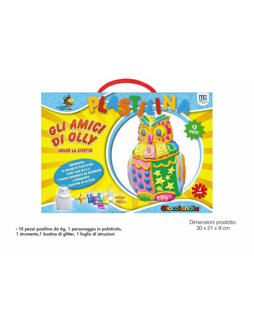 PLASTILINA LIGHT CLAY SET GUFO