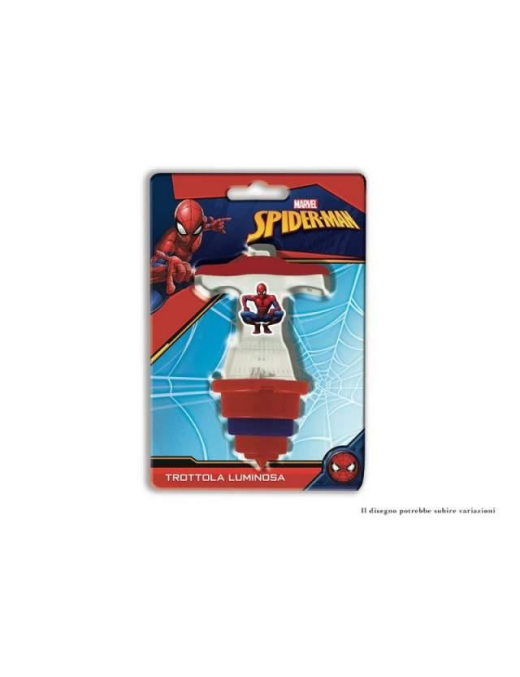 SPIDERMAN TROTTOLA LUMINOSA