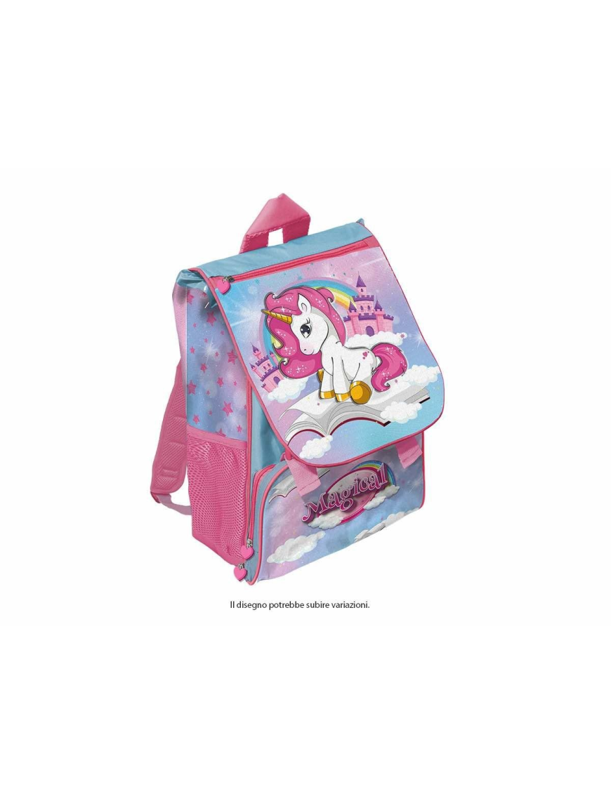 UNICORNO ZAINO 40cm ESTENSIBILE PREMIUM