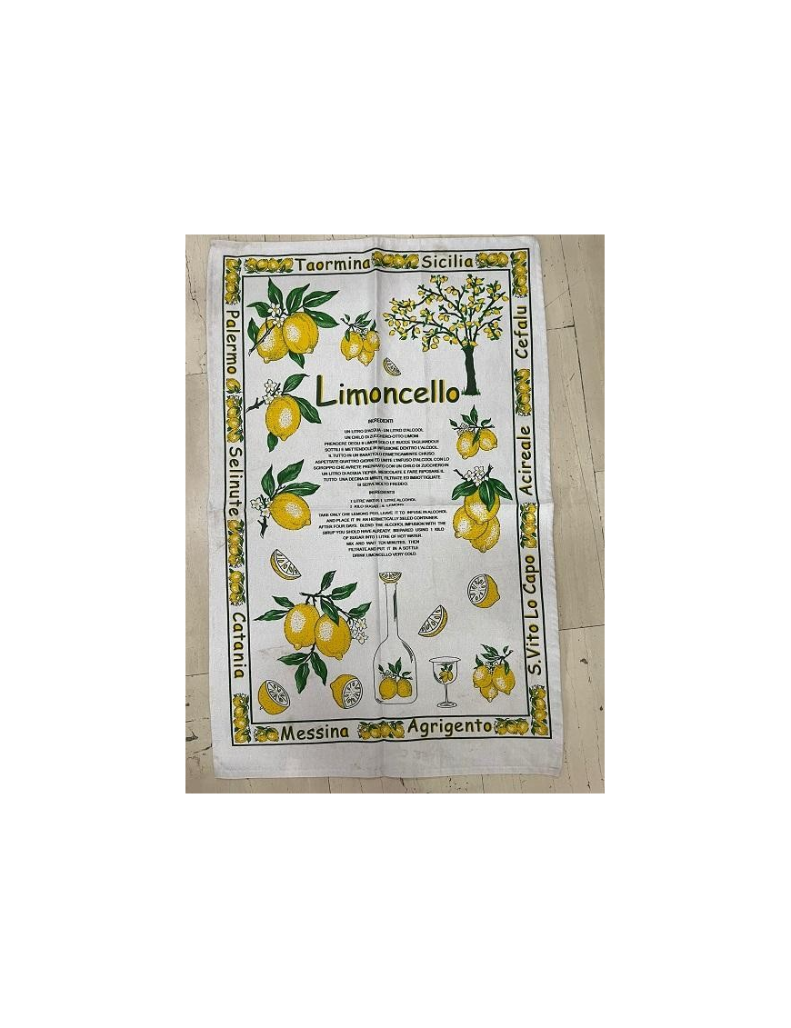 LIMONCELLO TOWEL 60x90 CENTIMETERS 6 PIECES