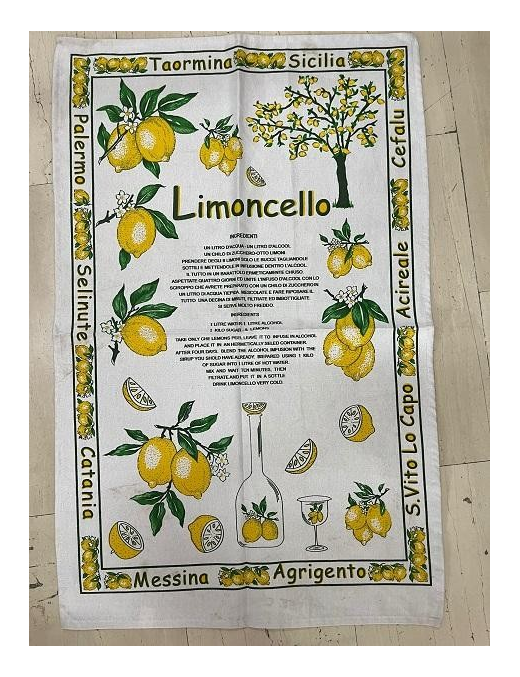 LIMONCELLO STROFINACCIO 60x90 CENTIMETRI 6 PEZZI