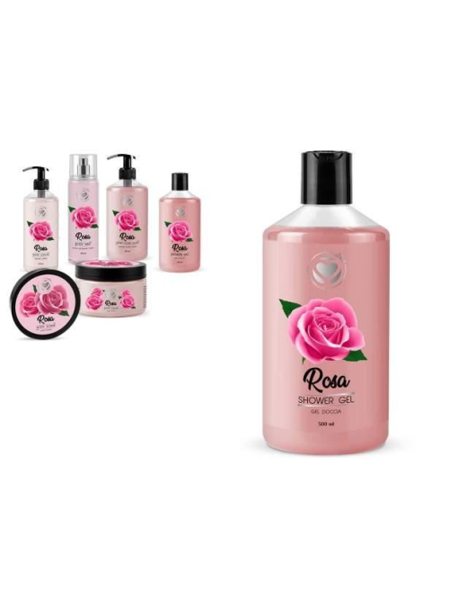BEAUTY LINE SHOWER GEL 500 MM ROSE