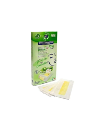 LINEA DEPILAZIONE STRISCE PER DEPILAZIONE ALOE VISO 12 PEZZI