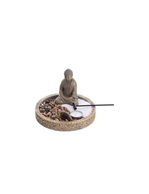 ZEN GIARDINO CON BUDDHA 17x13 CENTIMETRI