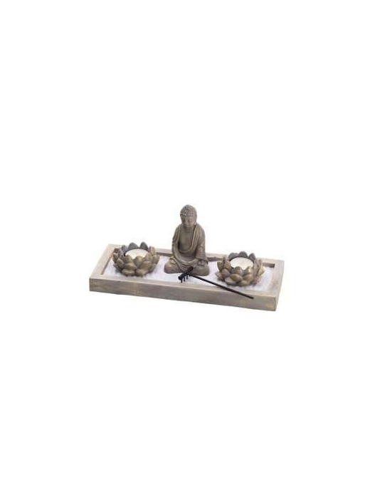 ZEN GIARDINO CON BUDDHA 30x12 CENTIMETRI