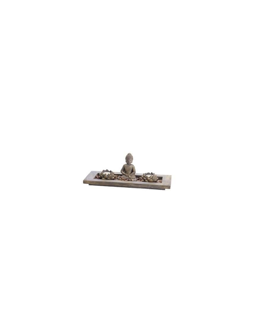 ZEN GIARDINO CON BUDDHA 40x12 CENTIMETRI