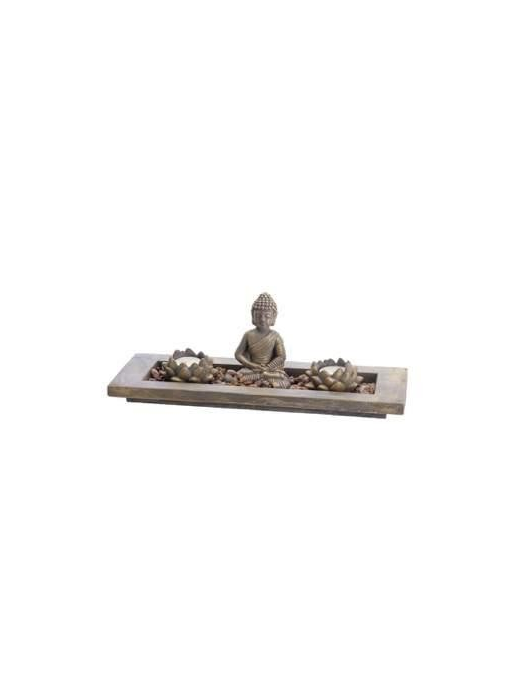 ZEN GIARDINO CON BUDDHA 40x12 CENTIMETRI