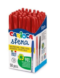 CARIOCA PENNA A SFERA 50pezzi ROSS