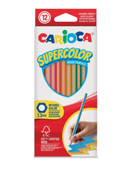 CARIOCA SUPERCOLOR PASTELLI 12pezzi