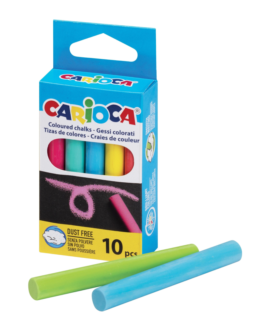 CARIOCA GESSETTI COLORATI 10pezzi