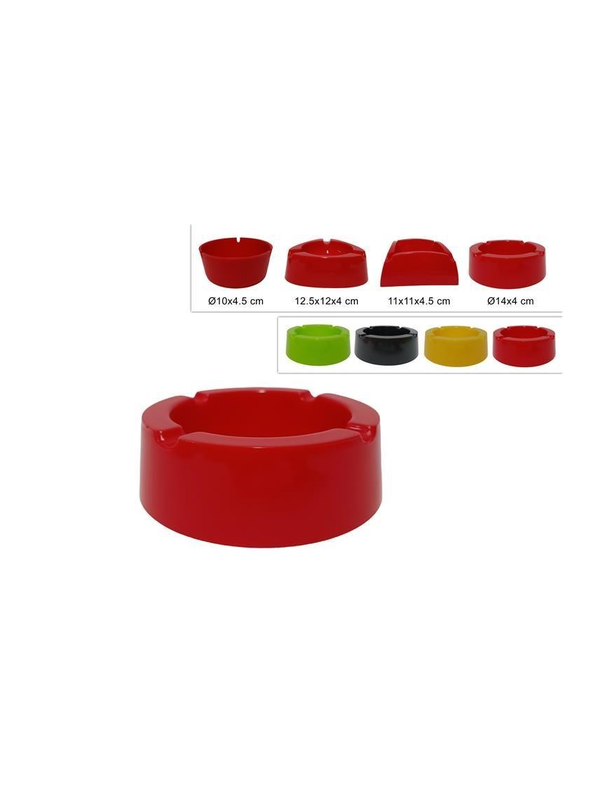 POSACENERE PLASTICA COLORE ASSORTITO