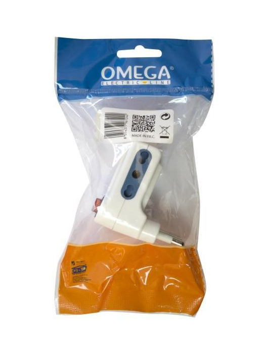 ADATTATORE TRIPLO 10/16A+INTERRUTTORE