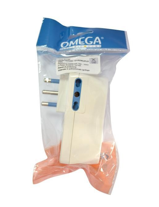 ADATTATORE QUADRUPLO 16A SCHUKO