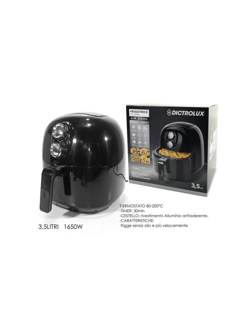 DICTROLUX FRIGGITRICE ARIA 1650W 3,5 LITRI