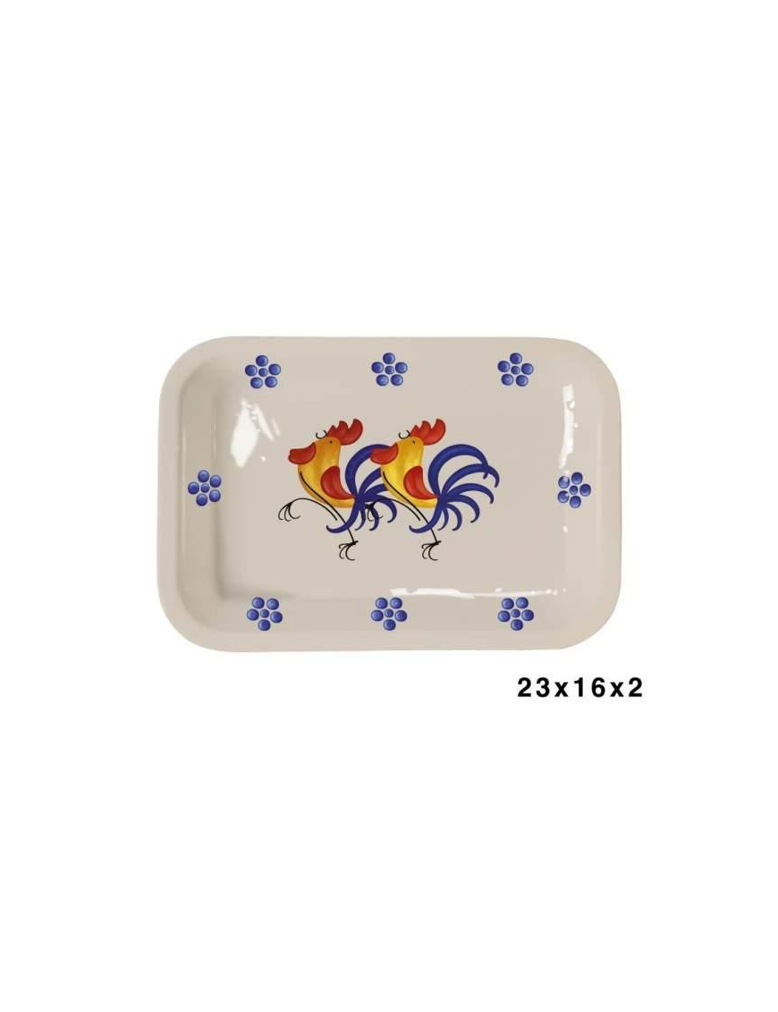 RECTANGULAR TRAY 23x16 CENTIMETERS