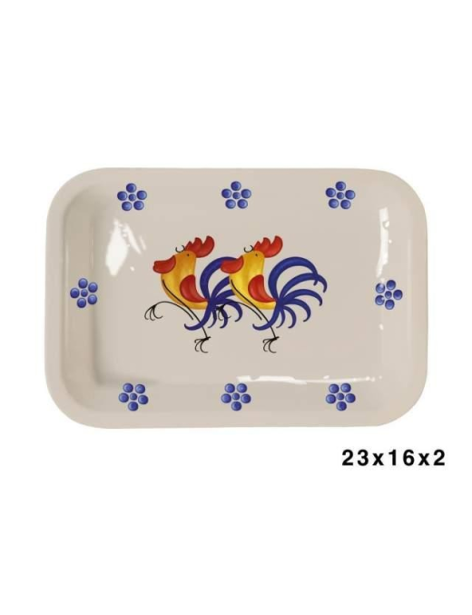 RECTANGULAR TRAY 23x16 CENTIMETERS