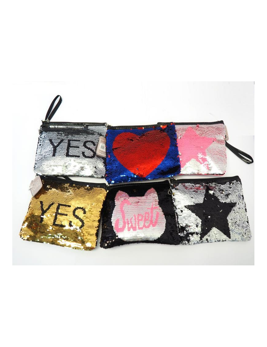 BEAUTY CASE PAILLETTES 23x8 CENTIMETRI