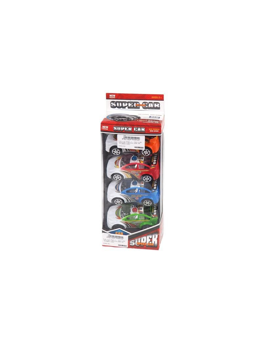 AUTO SUPER CAR 4 PEZZI