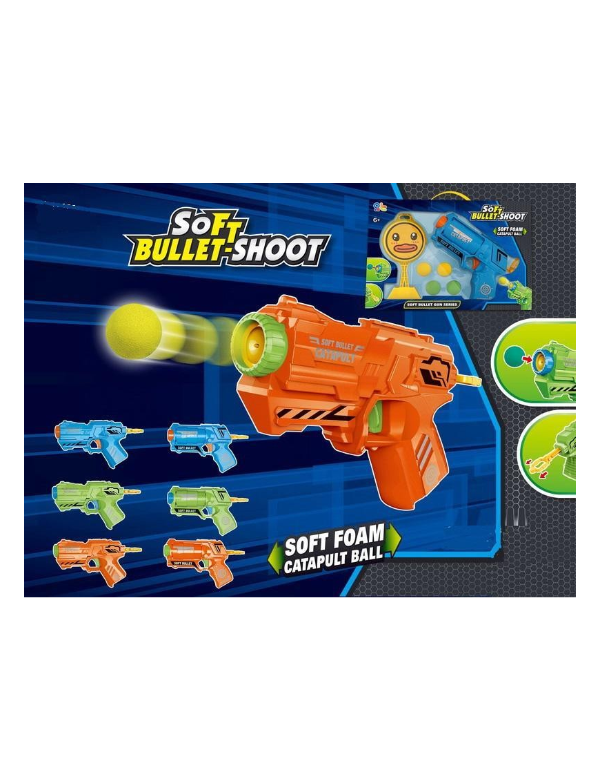 PISTOLA SOFT BULLET SHOOT