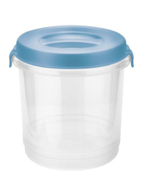 JAR WITH CLIP LID 3.75 LITERS BLUE