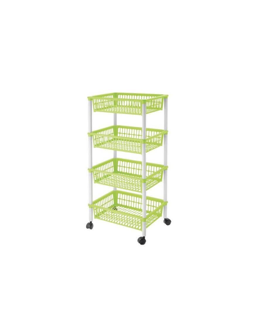 CARRELLO MITO 4 PIANI LIME