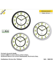 OROLOGIO PARETE ABS DIAMETRO 25 CENTIMETRI