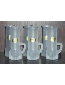 SATIN VODKA GLASSES 6 PIECES