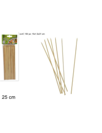 BAMBOO SPIEDINI 25 CENTIMETRI 100 PEZZI