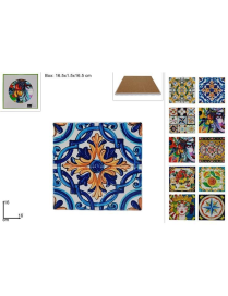 CORK BASE SQUARE TRIVET 16 CENTIMETERS
