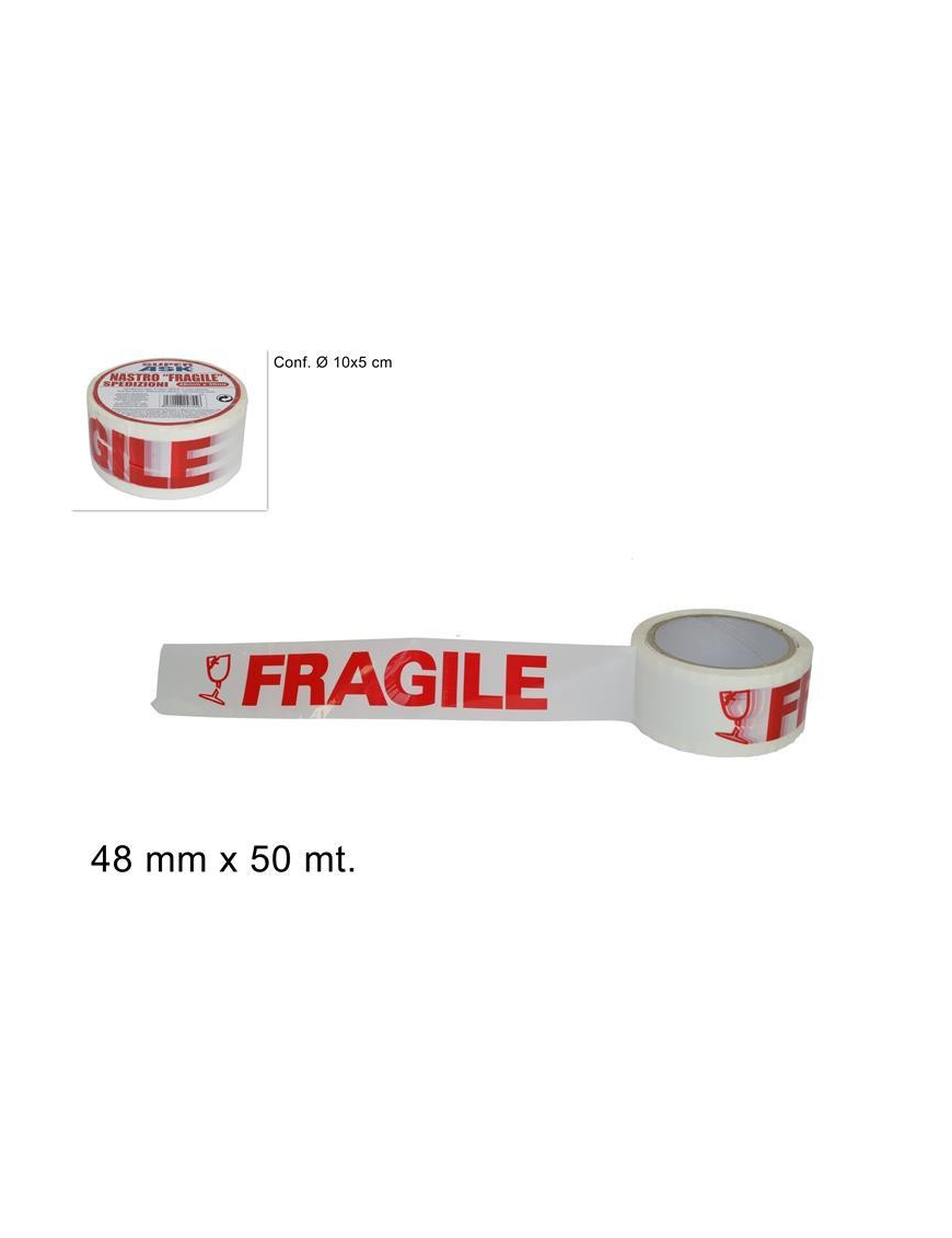 FRAGILE ADHESIVE TAPE 50 METERS
