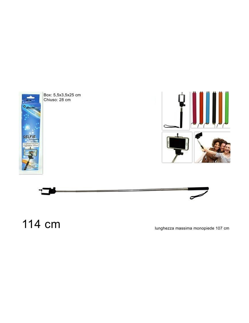 STICK PER SELFIE 114 CENTIMETRI