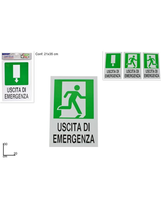 CARTELLO USCITA EMERGENZA