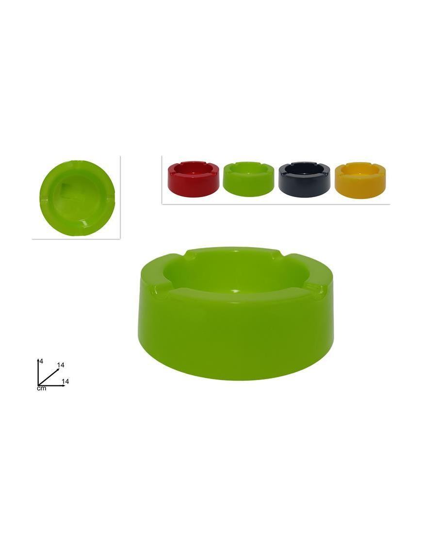ROUND PLASTIC ASHTRAY
