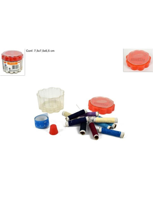 SEWING SET IN JAR