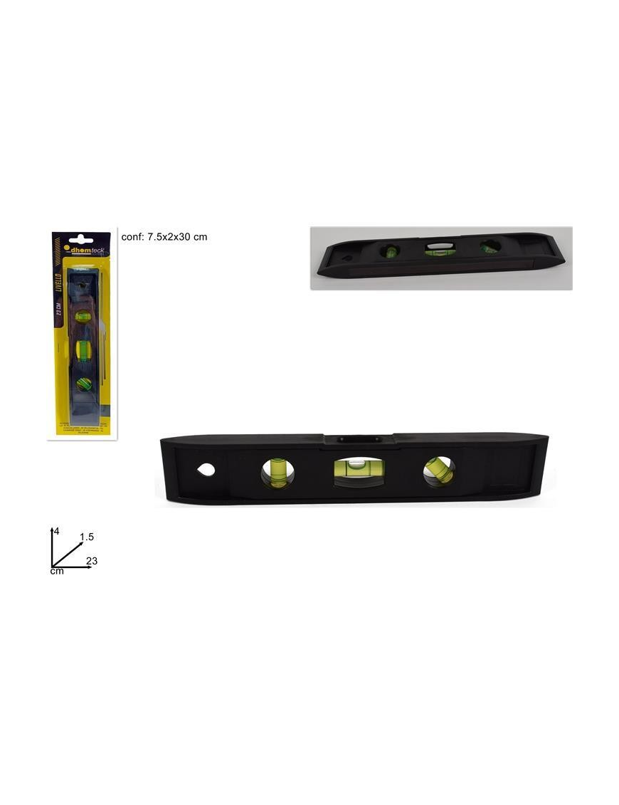 LIVELLO PLASTICA 23 CENTIMETRI