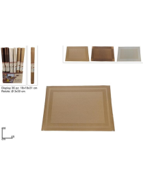 PVC PLACEMAT 30x45 CENTIMETERS NATURAL
