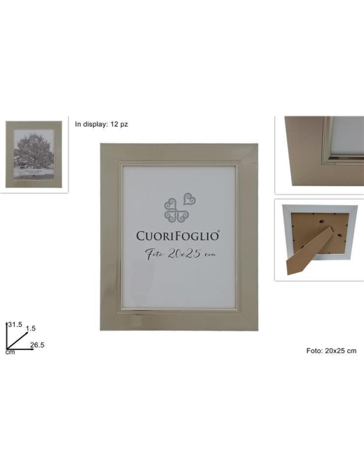SILVER HONEYCOMB PHOTO HOLDER 20x25 CENTIMETERS