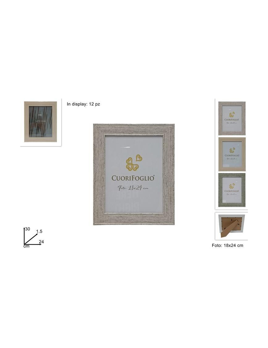 PORTA FOTO LEGNO SPIGA 18x24 CENTIMETRI