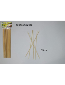 SPIEDINI BAMBOO 20 PEZZI 35 CENTIMETRI
