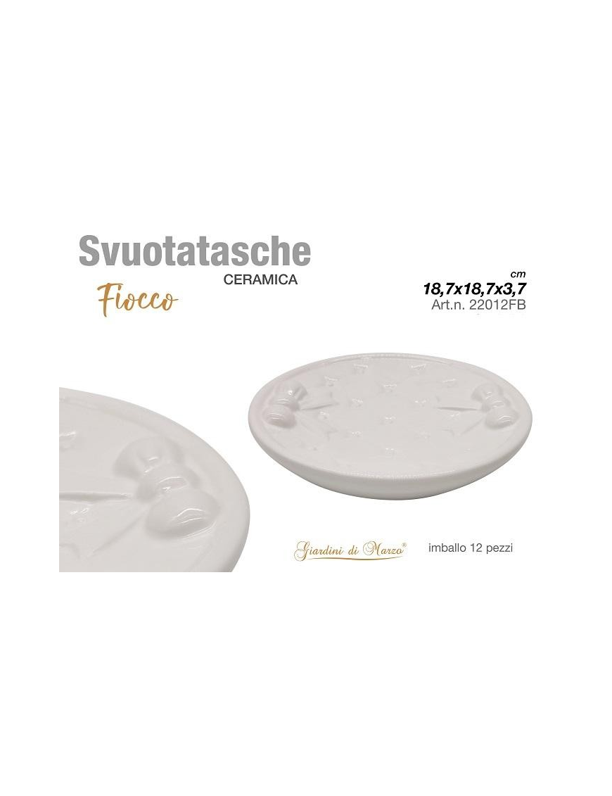 FIOCCO BIANCO SVUOTATASCHE 18,7 CENTIMETRI