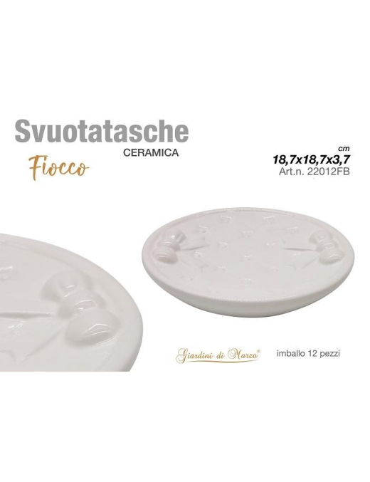 FIOCCO BIANCO SVUOTATASCHE 18,7 CENTIMETRI