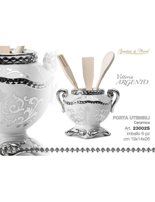VITTORIA SILVER SPOON HOLDER