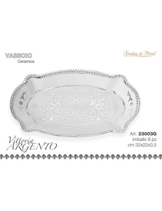 VITTORIA SILVER VASSOIO
