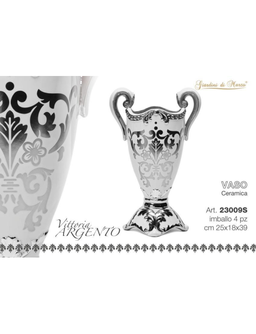 VITTORIA SILVER VASO