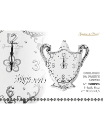 VITTORIA SILVER OROLOGIO PARETE